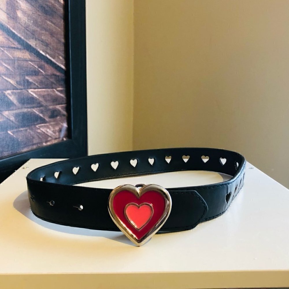 𝅺belt With Buckle Heart for 5-6Y